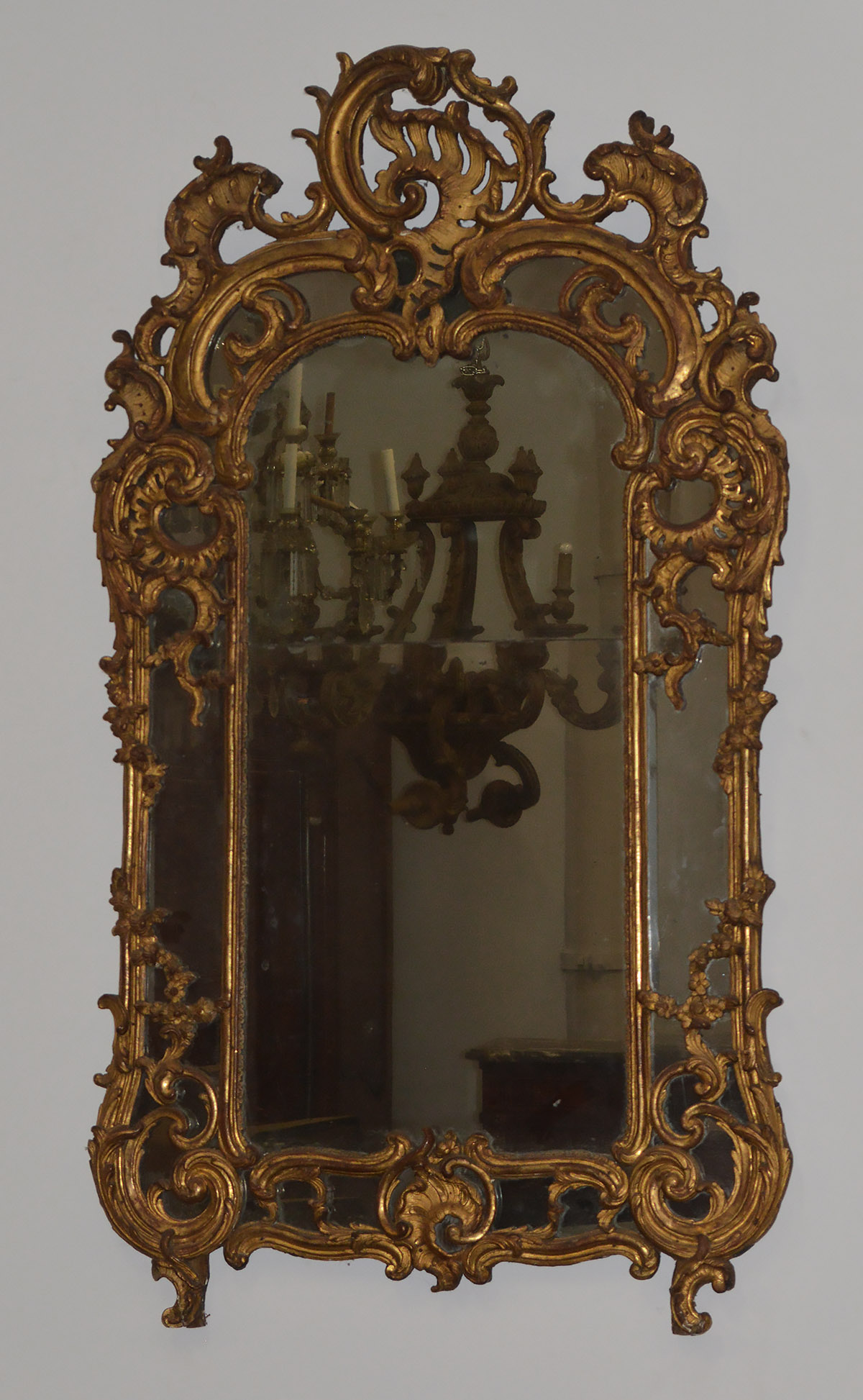 Very fine, French, early Louis XV period mirror