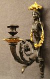 Pair of very fine, French, Restauration period sconces