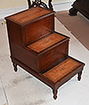 Set of fine, English Regency period library steps