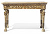 Fine, Northern Italian, painted and parcel gilded table de milieu