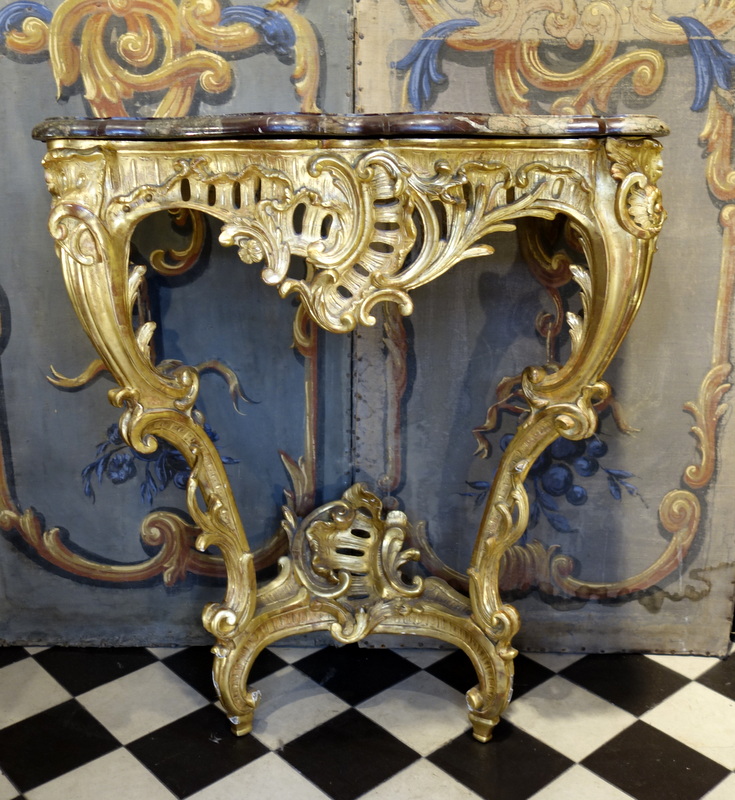 Very fine, French, Louis XV period console table