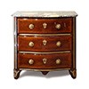 French, Louis XIV period marquetry commode of small dimensions