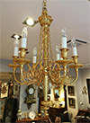 French, Louis XVI style bronze d'ore chandelier