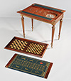 Louis XVI-style Mahogany and Brass-inlaid Game Table