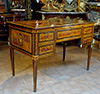 Northern Italian, Neoclassical period, marquetry inlaid bureau plat