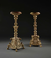 Pair of large, Baroque (Louis XIV) style torcheres