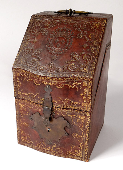 French, Louis XV style correspondence box