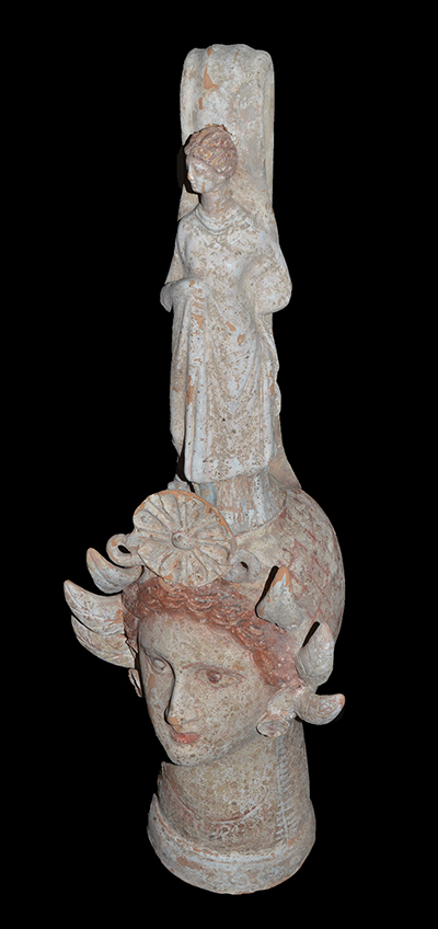 Ancient Canosan funerary vase