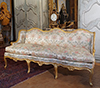 French, Louis XV period, giltwood canape