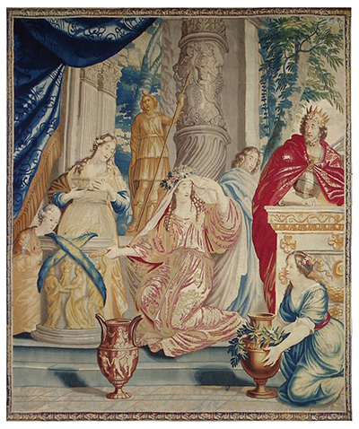 Flemish, Baroque period tapestry: La Vie d'Esther ('The Life of Esther')