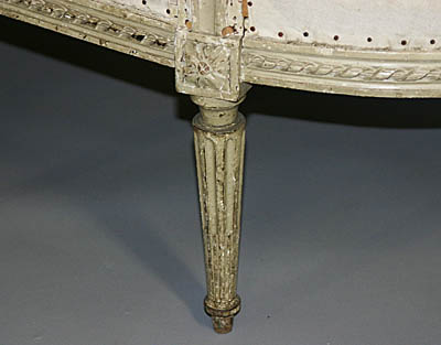 French, Louis XVI canap&eacute;