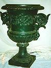 18th century, French, cast iron urn