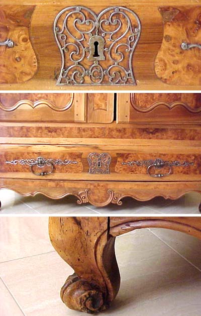 French, Louis XV period armoire