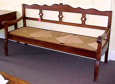 French, Louis Philippe period bench