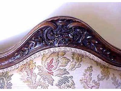 Pair of French, Louis XV style armchairs
