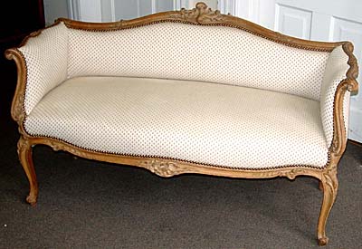 French, Louis XV style settee