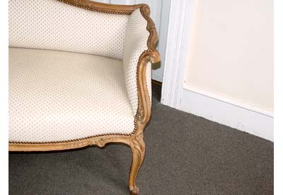 French, Louis XV style settee