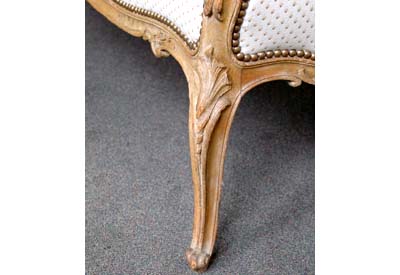 French, Louis XV style settee