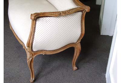 French, Louis XV style settee