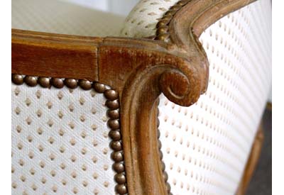 French, Louis XV style settee