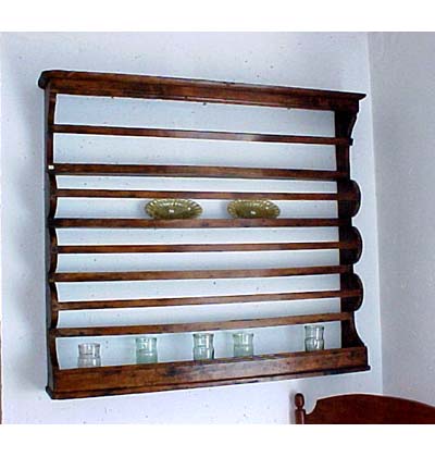 French Provincial plate rack