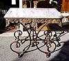 French, 19th century butcher's table
