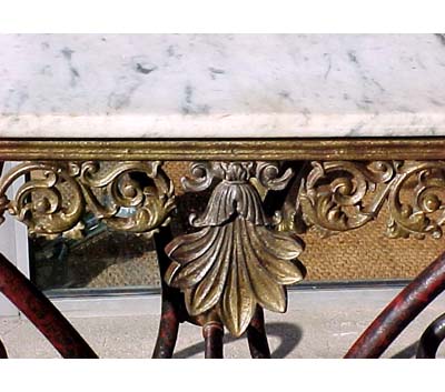 French, 19th century butcher's table