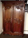 French, Louis XVI period marriage armoire