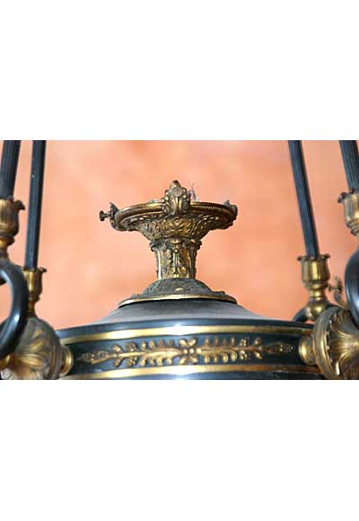 French, Empire style chandelier
