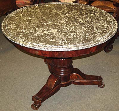 Early 19th century, French, Empire center table