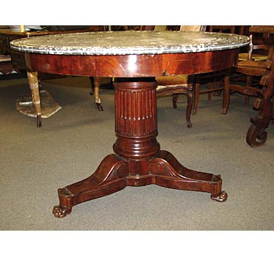 Early 19th century, French, Empire center table