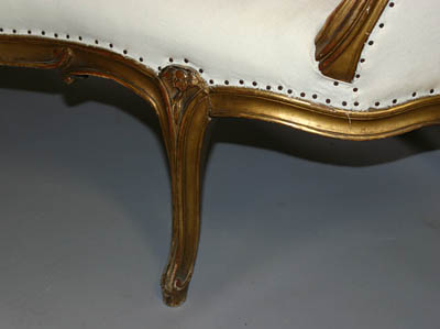 French, Louis XV period ottoman