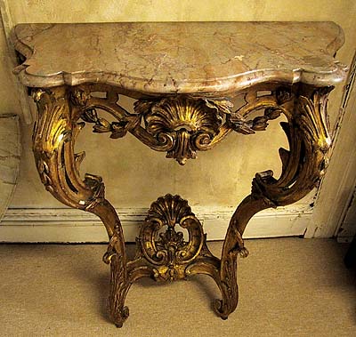 19th century, Louis XV style console