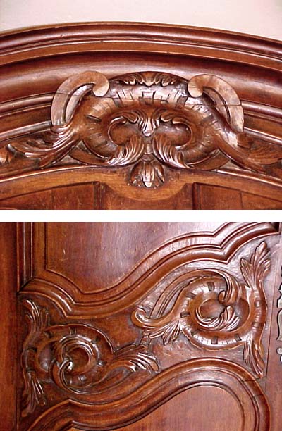 French, early 18th century, Regence armoire