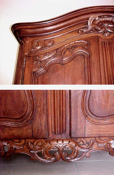 French, early 18th century, Regence armoire