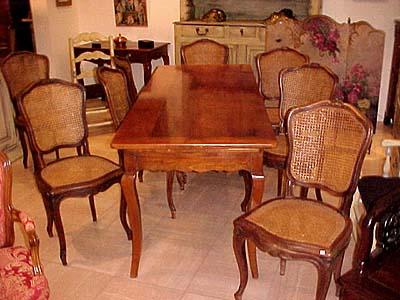 Louis XV style dining chairs