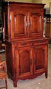 French, Louis XIV period, 'petite' buffet deux corps