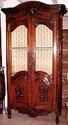 French, Louis XV period vitrine (curio cabinet)