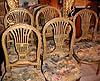 French, Louis XVI style, balloon-back chairs