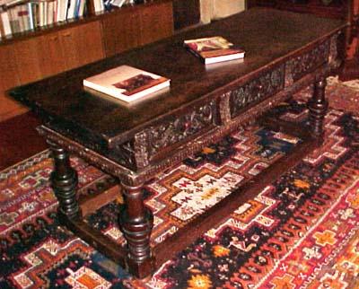 Spanish, 17th century refectory table