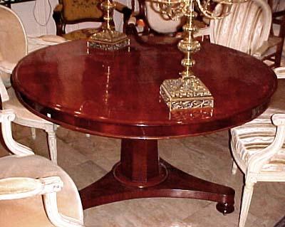 French, Restauration 'gueridon' (center table)