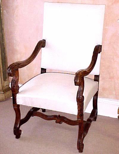 Pair of Louis XIV style armchairs