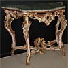 Rococco period, four-legged Venetian console table
