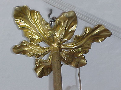 French, Art Nouveau, bronze d'ore chandelier