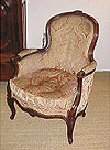 Pair of Louis XV style bergere