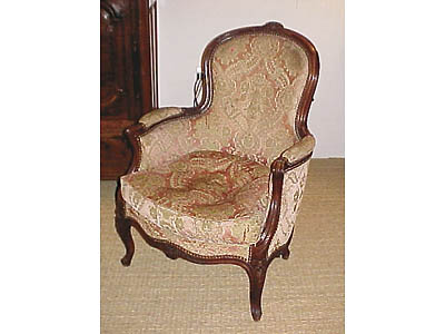 Pair of Louis XV style bergere