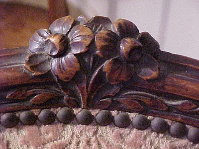 Pair of Louis XV style bergere