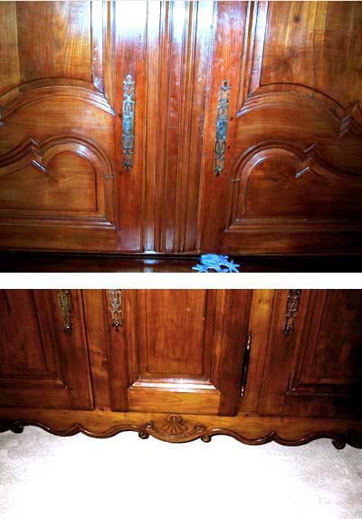Louis XV style buffet deux corps