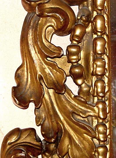 Florentine, Baroque, carved giltwood mirror