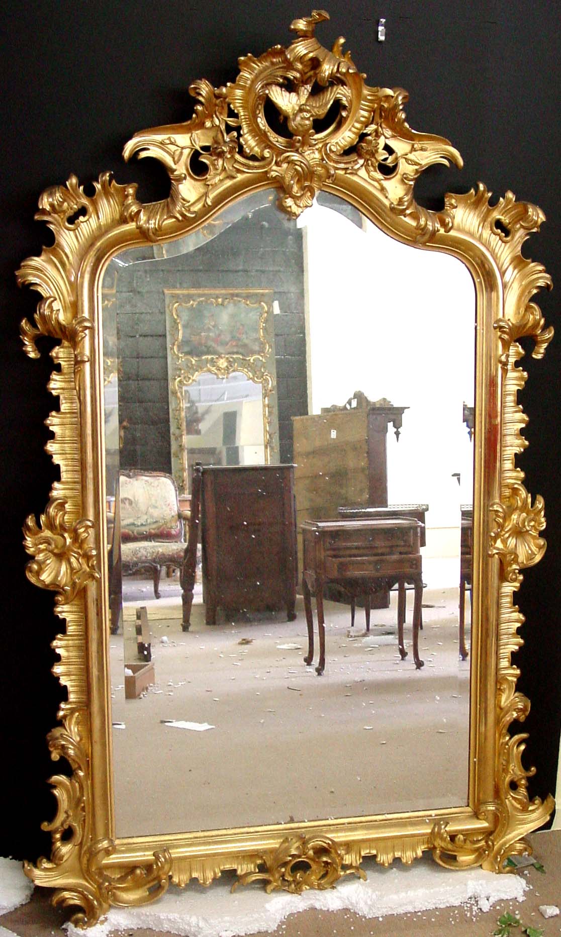 French, Louis XV style mirror